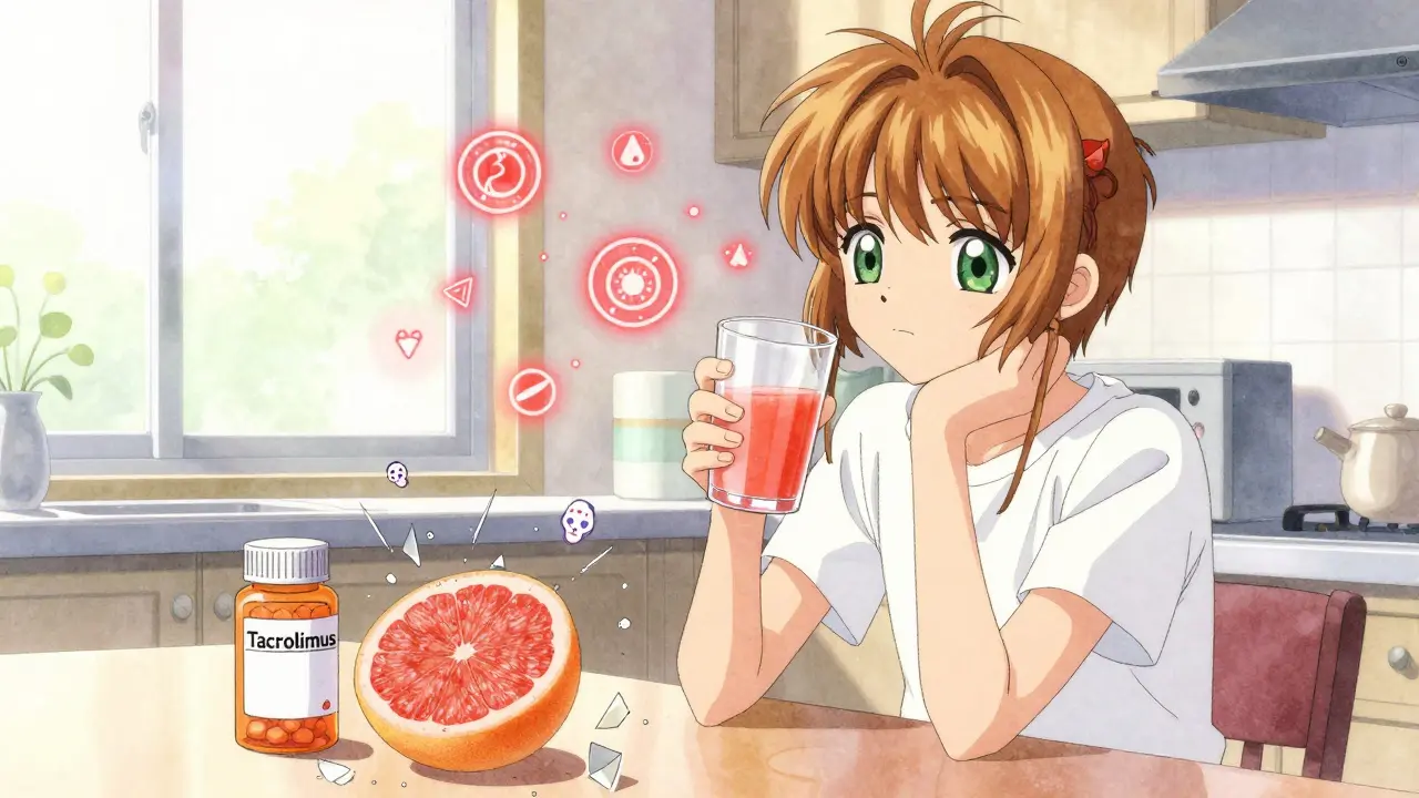 Grapefruit and Immunosuppressants: What You Need to Know Before You Eat It